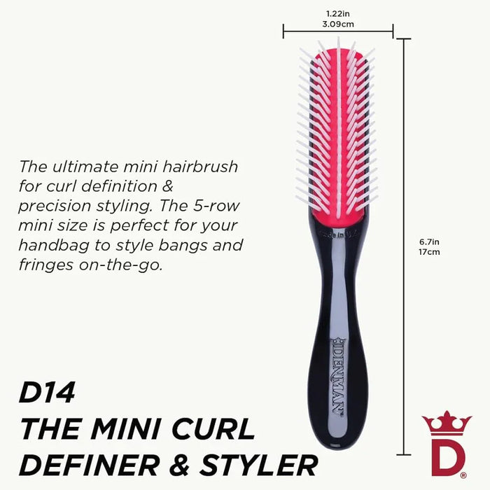 Denman 5 Row Classic Pocket Styling Brush