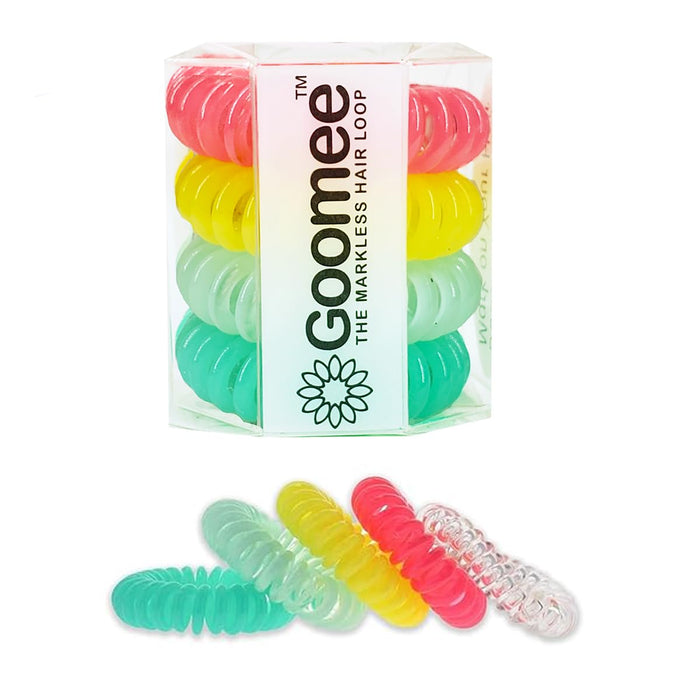 Ensemble de boucles pour cheveux Active The Markless - Glow The Distance par Goomee pour femme - Élastique à cheveux 4 pièces