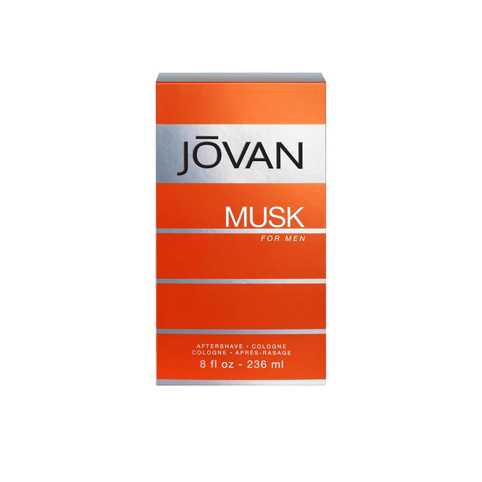 Jovan Musk de Jovan para hombres - Colonia para después del afeitado de 8 oz