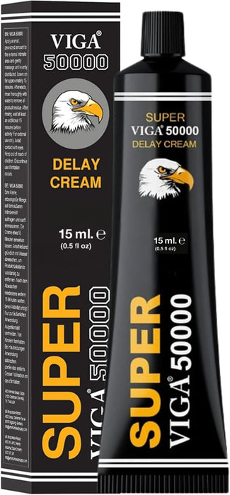 Super Viga 50000 Delay Cream for Men - Desensitizing Formula