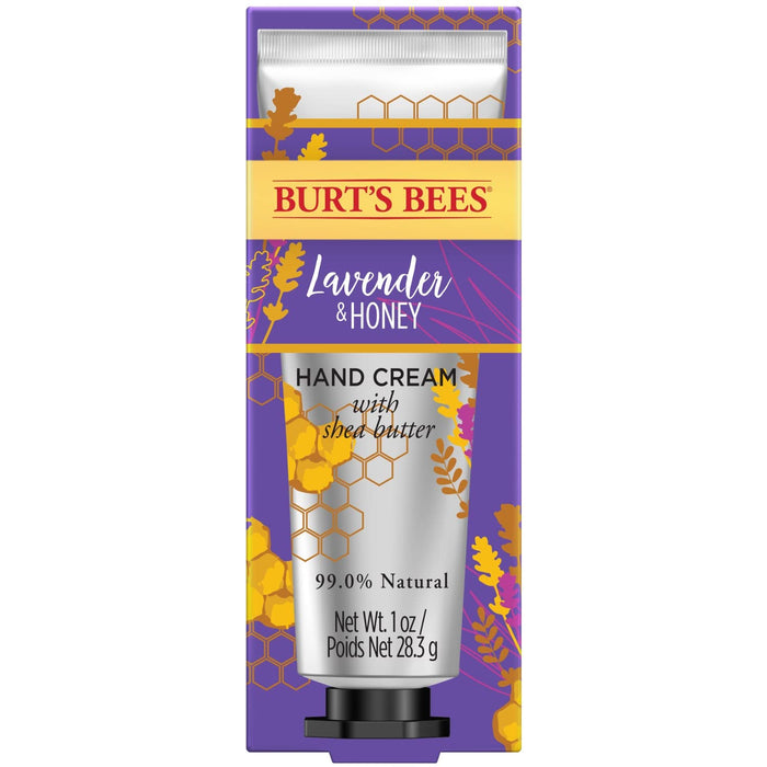 Crème pour les mains à la lavande et au miel de Burts Bees pour unisexe - 1 oz de crème pour les mains