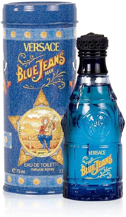 Blue Jeans by Versace for Men - 2.5 oz EDT Spray