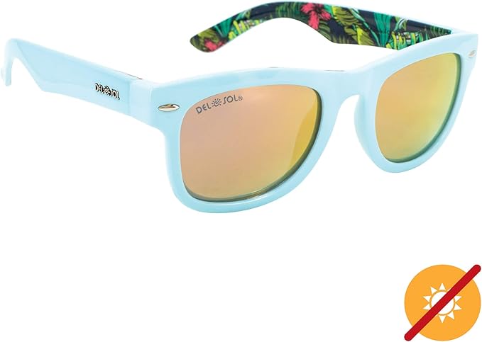 Solize Day Dream Believer - Vert clair à vert par DelSol pour femme - Lunettes de soleil 1 pièce