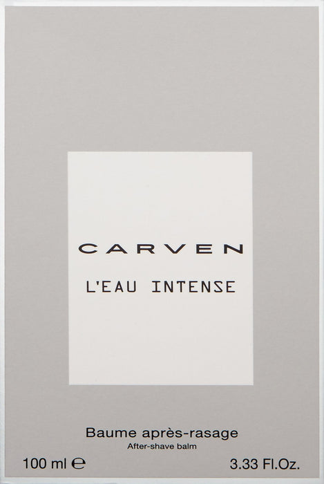 Leau Intense de Carven para hombres - 3.33 oz Bálsamo para después del afeitado