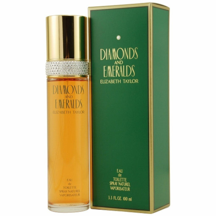 Diamantes y esmeraldas de Elizabeth Taylor para mujeres - Spray EDT de 3,3 oz