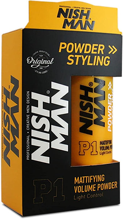 Nishman Powder Hairstyling Wax P1 0.7 Oz