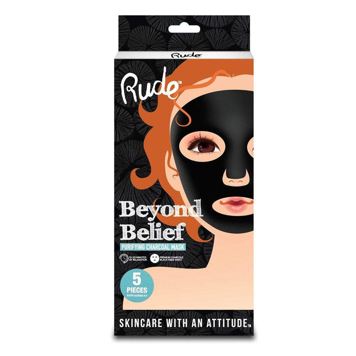 RUDE Beyond Belief Purifying Charcoal Face Mask