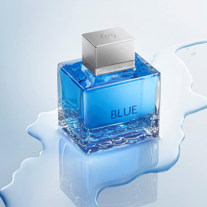 Blue Seduction de Antonio Banderas para hombres - EDT en aerosol de 3.4 oz (sin caja)