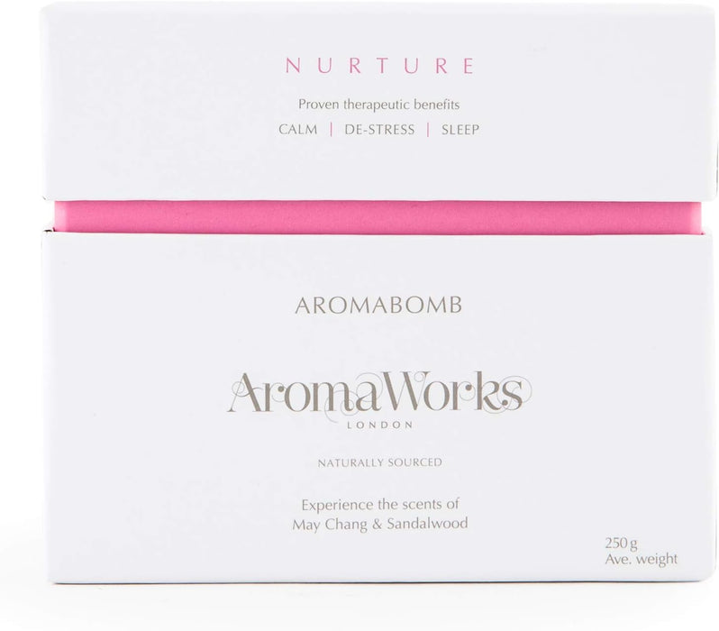 Nurture AromaBomb Single par Aromaworks pour unisexe - Bombe de bain 8,81 oz