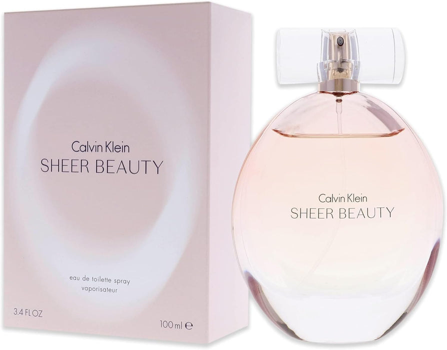 Sheer Beauty de Calvin Klein pour femme - Vaporisateur EDT de 3,4 oz