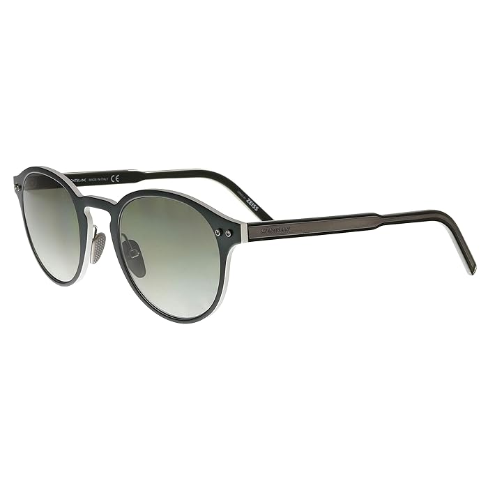 Mont Blanc MB585S 02A - Matte Black-Smoke by Mont Blanc for Men - 50-24-145 mm Sunglasses