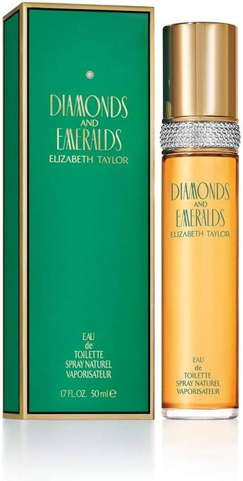 Diamantes y esmeraldas de Elizabeth Taylor para mujeres - Spray EDT de 1,7 oz