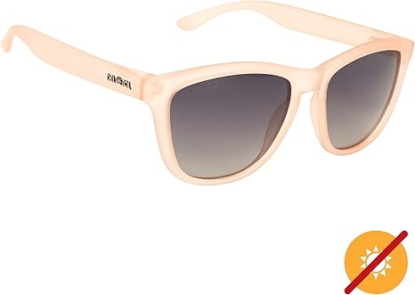 Solize Can You Feel It - Rose givré à rouge par DelSol pour femme - Lunettes de soleil 1 pièce