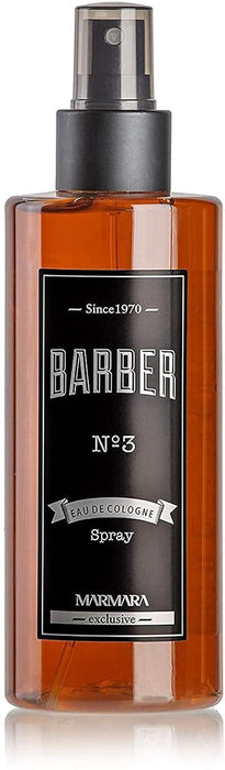 Marmara Barber Cologne - Best Choice of Modern Barbers and Traditional Shaving Fans (No 3 Orange, 250ml x 1 Bottle)