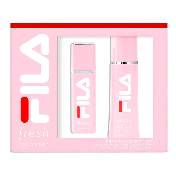 Fila Fresh by Fila for Women - 2 Pc Gift Set 3.4oz EDP Spray, 8.4oz Body Spray