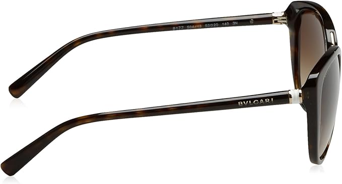 Bvlgari BV8177 504-13 - Dark Havana-Brown Gradient by Bvlgari for Women - 53-20-140 mm Sunglasses