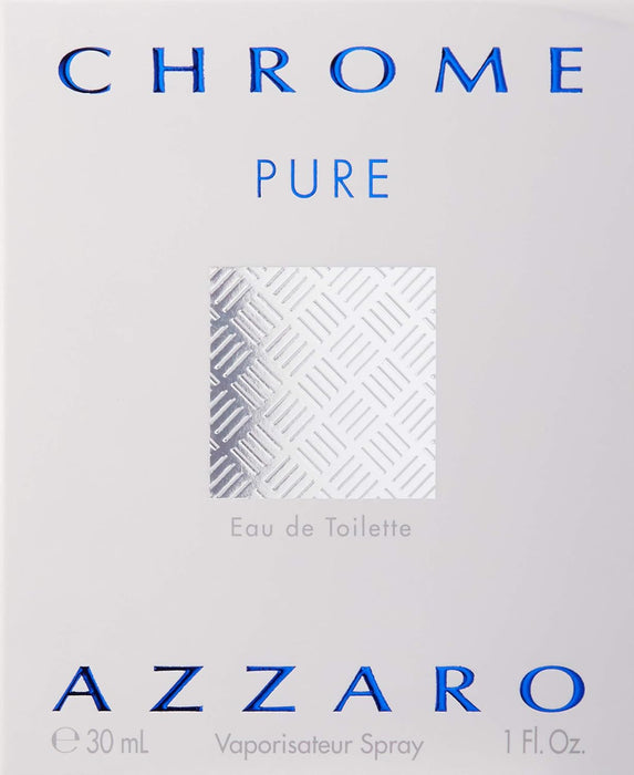 Chrome Pure de Azzaro para hombres - Spray EDT de 3,4 oz