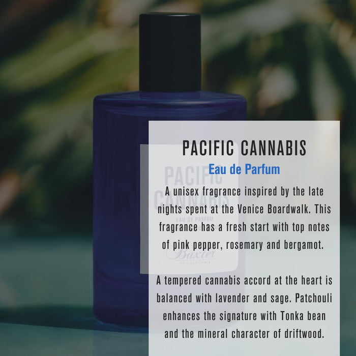 Pacific Cannabis de Baxter Of California pour unisexe - Spray EDP de 3,4 oz