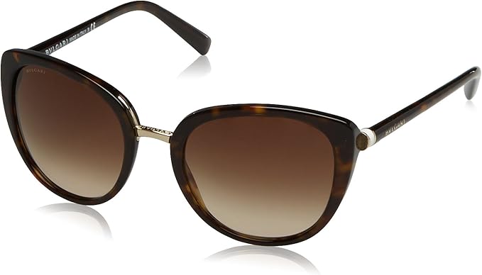 Bvlgari BV8177 504-13 - Dark Havana-Brown Gradient by Bvlgari for Women - 53-20-140 mm Sunglasses