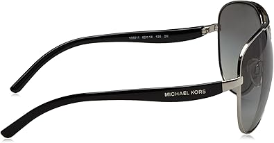 Michael Kors MK 1006 105911 Sadie II - Black Silver Leopard-Black by Michael Kors for Women - 62-14-125 mm Sunglasses