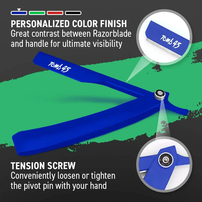 Tomb45 Triple Cartridge Razor Holder - Black 0.6lb