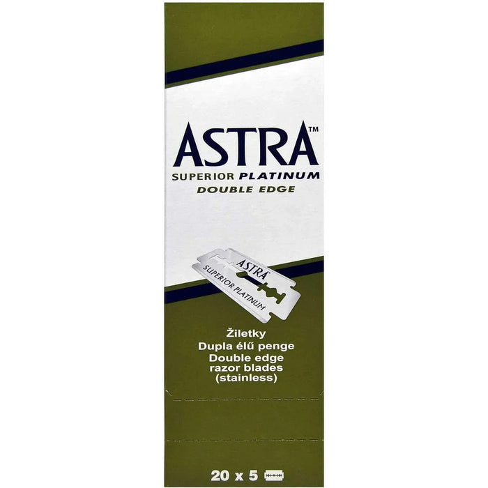 Astra Superior Platinum Double Edge Safety Razor Blade - 5000 Count