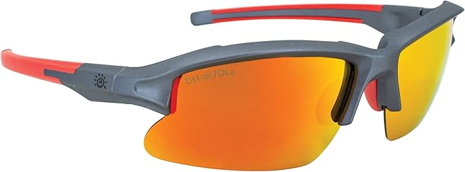 Solize Light My Fire - Gray to Orange by DelSol for Men - 1 Pc Sunglasses