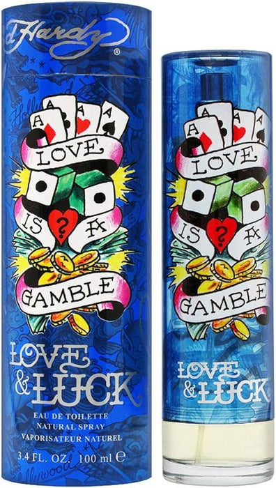 Ed Hardy Love and Luck by Christian Audigier for Men - 3.4 oz EDT Spray