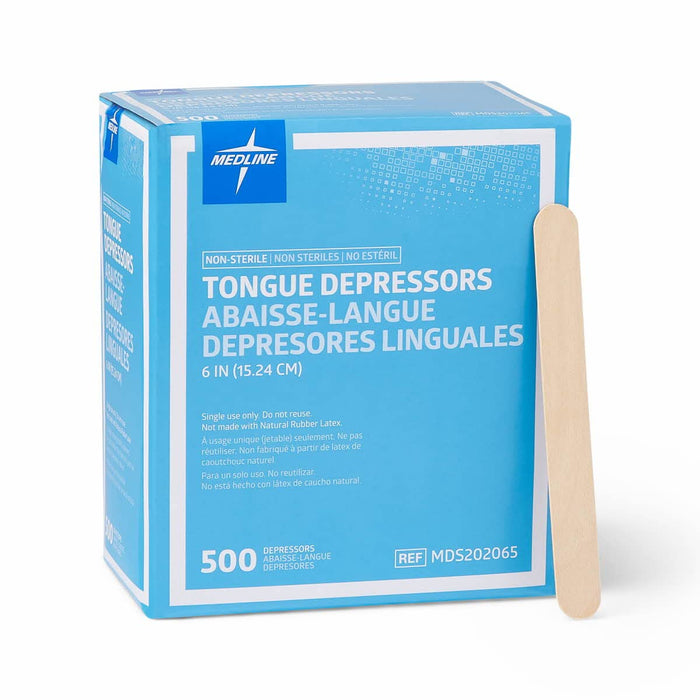 Tongue Depressors No-Sterile by Medline for Unisex - 500 Pc Depressors