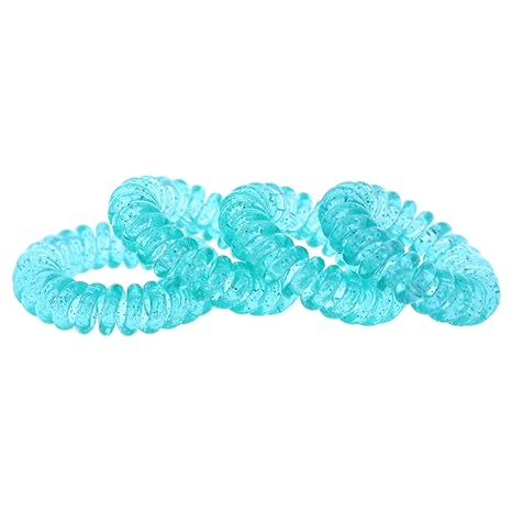 Ensemble de boucles pour cheveux The Markless pour enfants - Diamond Sky par Goomee pour enfants - Élastique à cheveux 4 pièces