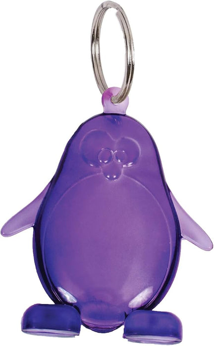 Color-Changing Key Chain Penguin - Purple by DelSol for Women - 1 Pc Keychain