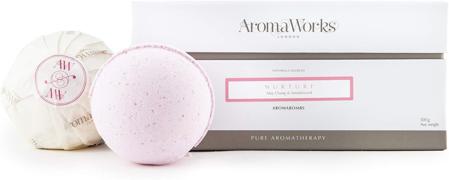 Nurture AromaBomb Duo d'Aromaworks pour unisexe - 2 bombes de bain de 8,81 oz