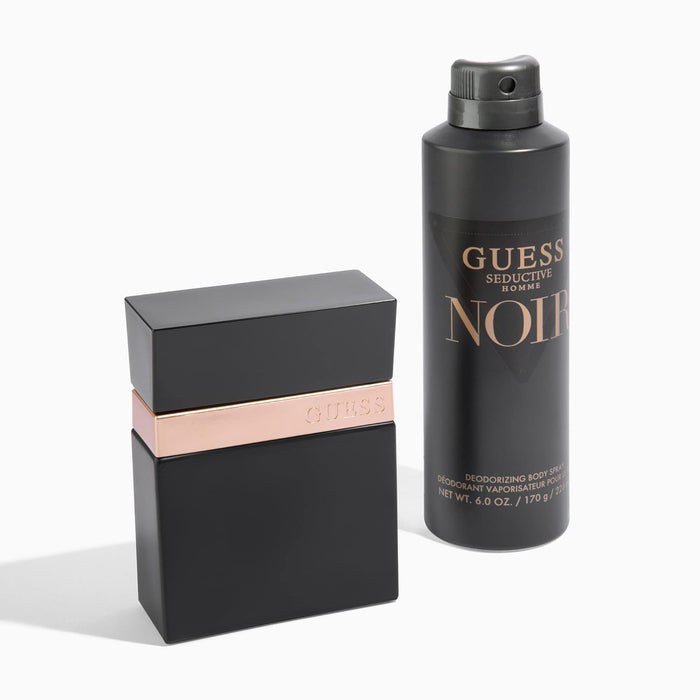 Guess Seduction Homme Noir de Guess para hombres - EDT en aerosol de 3.4 oz