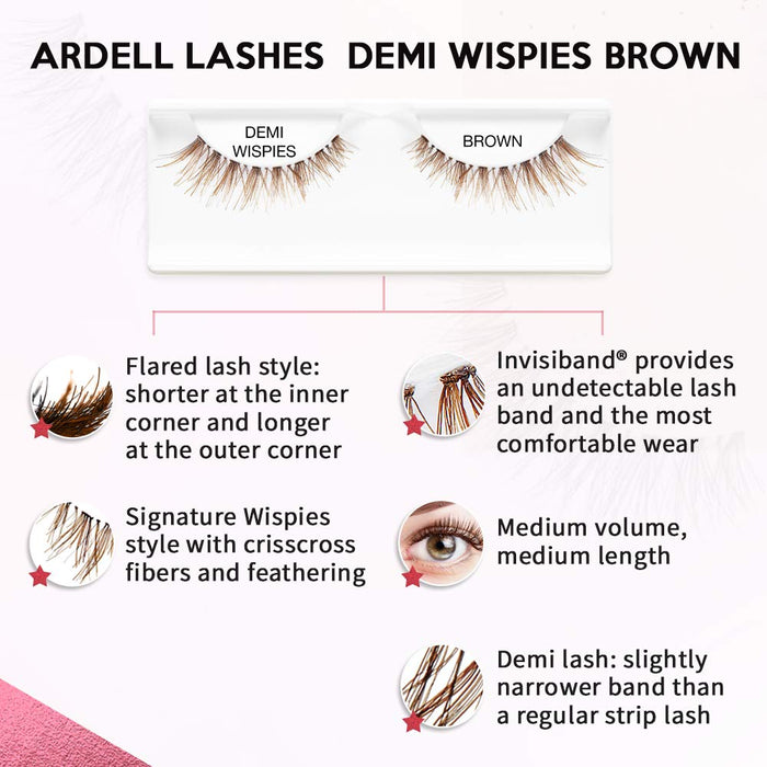 Ardell Natlash Demi Wispies Marron 