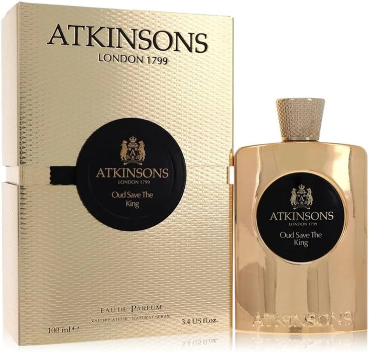 Oud Save The King de Atkinsons para hombres - EDP en aerosol de 3.3 oz