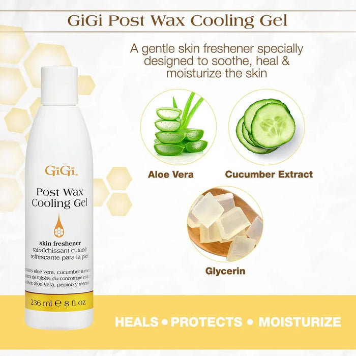 Gigi Post Wax Cooling Gel 8oz (0.5lb)