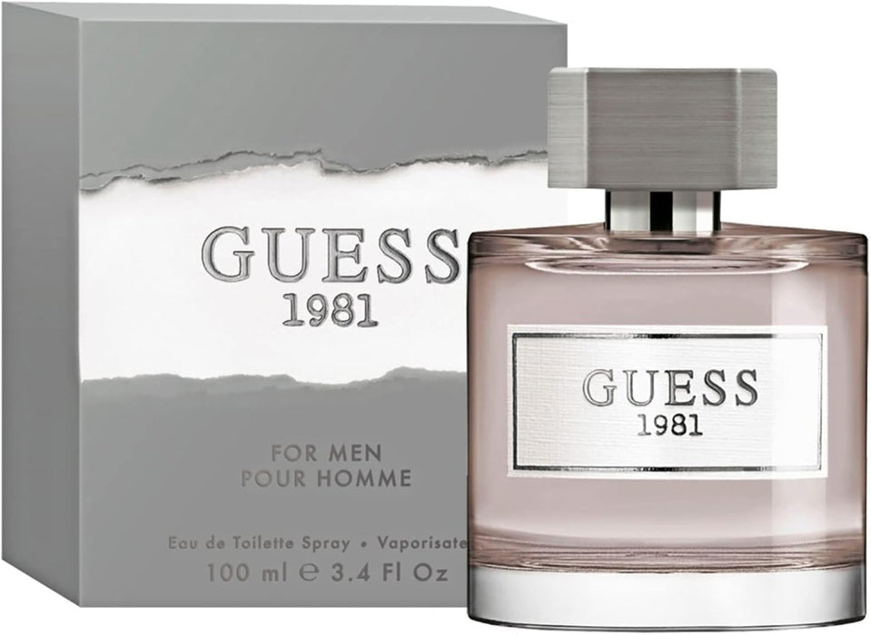 Guess 1981 de Guess para hombres - Spray EDT de 3,4 oz