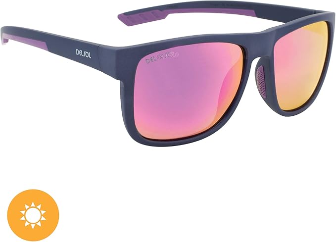 Solize You Got It - Light Gray to Purple by DelSol for Unisex - 1 Pc Sunglasses