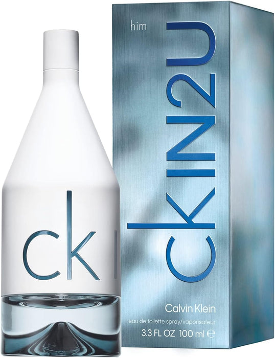 CKIN2U de Calvin Klein pour homme - Spray EDT de 3,4 oz (testeur)