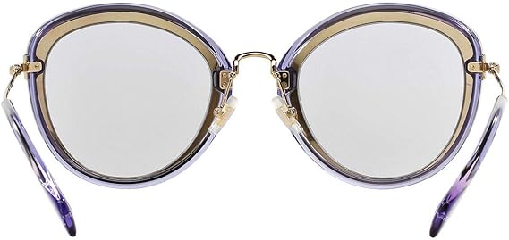 Miu Miu MU 50R UFA-3F2 - Lilac-Argil by Miu Miu for Women - 54-26-140 mm Sunglasses