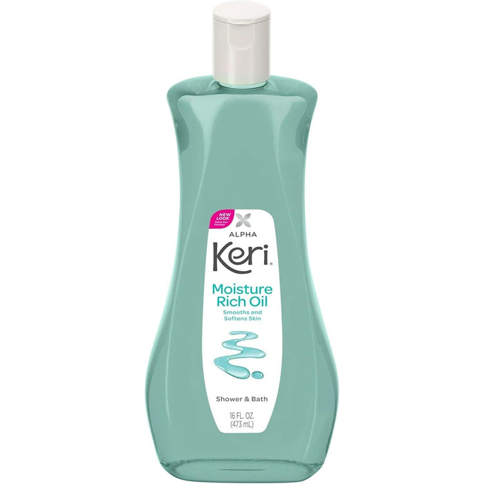 Alpha Keri Shower & Bath Moisture Rich Oil 16 oz