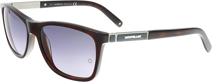 Mont Blanc MB461S 52B - Dark Havana-Gray Gradient by Mont Blanc for Men - 58-17-140 mm Sunglasses