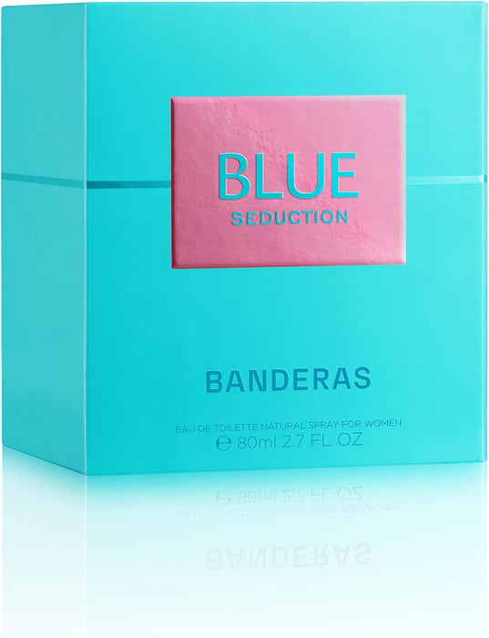 Blue Seduction de Antonio Banderas para mujeres - Spray EDT de 3,4 oz (probador)