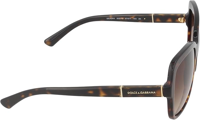 Dolce and Gabbana DG 4244 502-13 - Havana-Brown Gradient by Dolce and Gabbana for Women - 57-17-140 mm Sunglasses