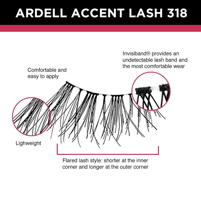 Ardell Cils à accent naturel 318 