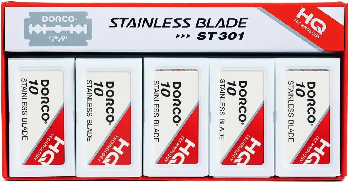 Dorco ST301 Platinum Extra Double Edge Razor Blade - 1000 ct