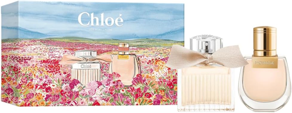 Chloe Les Mini Chloe by Chloe for Women - 2 Pc Gift Set 0.67oz EDP Spray, 0.67oz Nomade EDP Spray