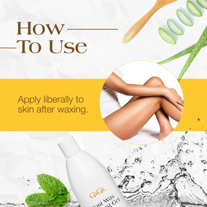 Gigi Post Wax Cooling Gel 8oz (0.5lb)