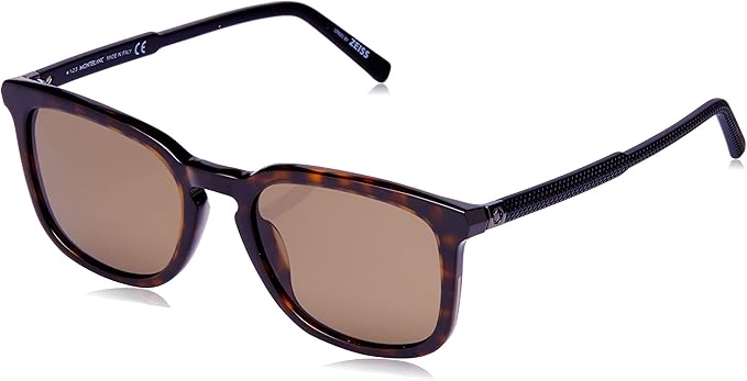 Mont Blanc MB586S 52J - Dark Havana-Roviex by Mont Blanc for Men - 52-19-145 mm Sunglasses