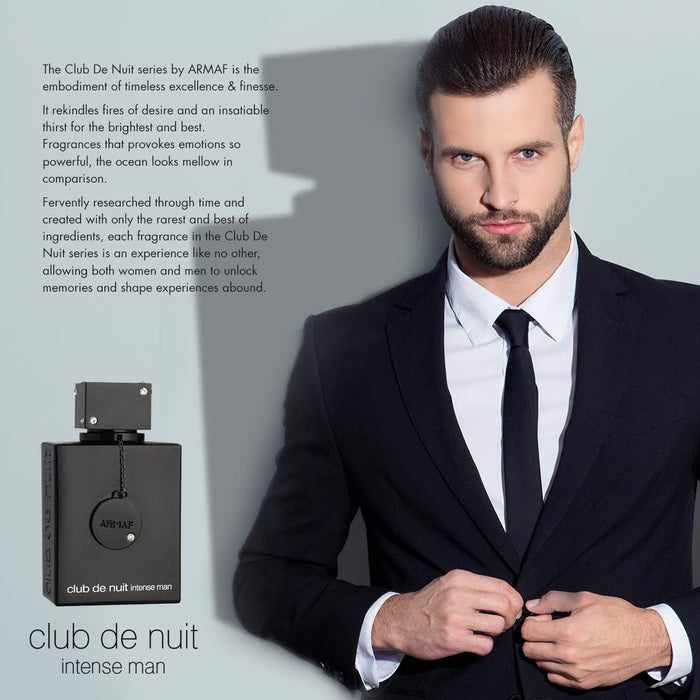 Club De Nuit Intense de Armaf para hombres - EDP en aerosol de 6.8 oz